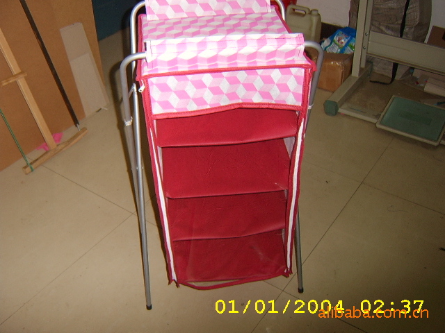 义乌市美俏俏日用品 批发供应木架子杂物整理架，打造整洁家居生活